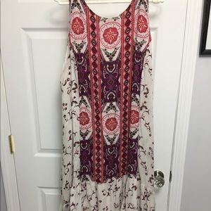 Boho knee length dress